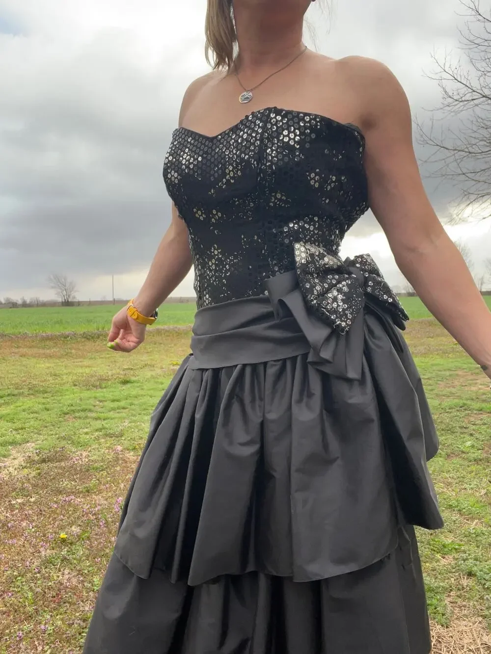 80s black prom dress Lace with Jacket – Allegra Vintij Product information Trying on Vintage 80s Prom